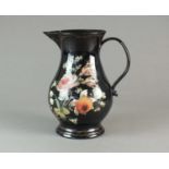 Jackfield baluster jug, circa 1770