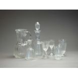 A suite of J & L Lobmeyr drinking glasses