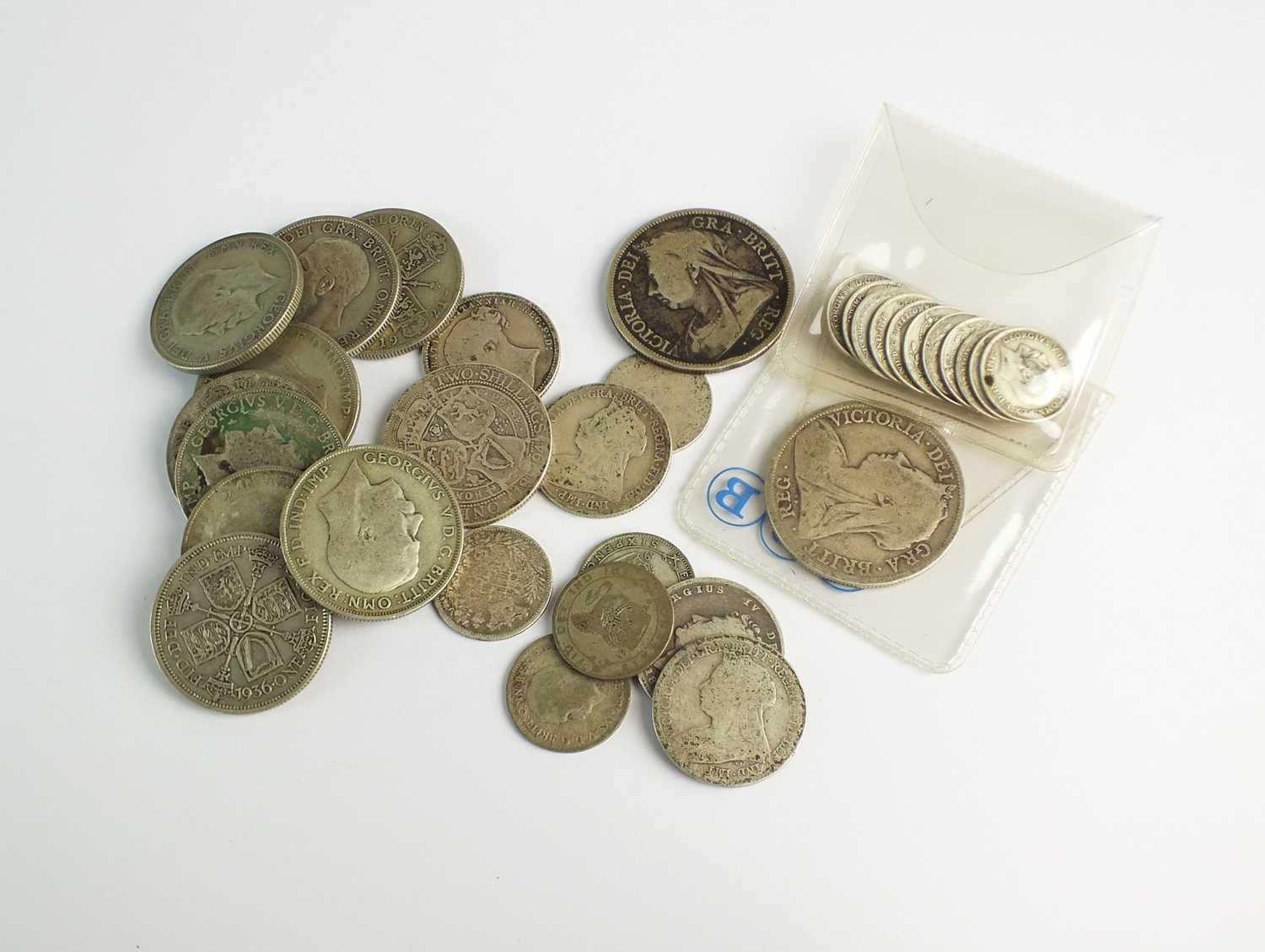 A collection of British silver, cupro-nickel and copper coinage