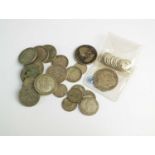 A collection of British silver, cupro-nickel and copper coinage