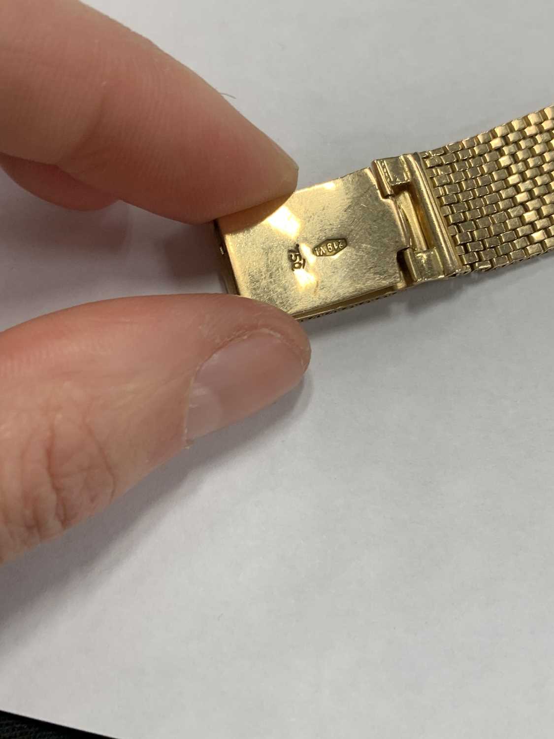 A Gentleman's gold plated Omega wristwatch with yellow metal bracelet - Image 8 of 9