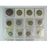 A collection of Edward VII silver and bronze coinage