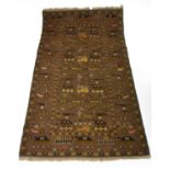 An Afghan war rug