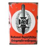 Two German Third Reich enamel signs