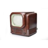 A Bush Bakelite television