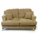 A contemporary Wade Kempston chenille upholstered two-seater sofa