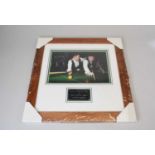 Signed Snooker interest photograph