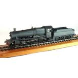 A good O-gauge, scratch-built model of the steam locomotive 'Compton Manor, '7807', with tender (3)