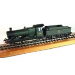 An O-gauge scratch-built model steam locomotive, '2236', with a tender