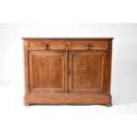 A small French walnut sideboard