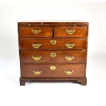 A well proportioned small George III mahogany chest of drawers