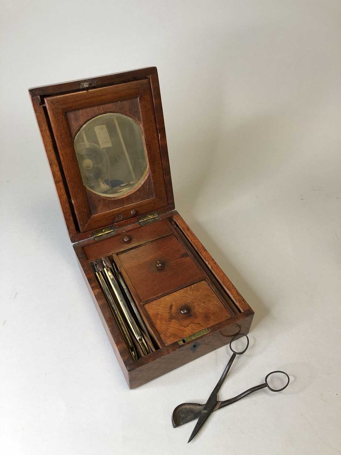 A collection of treen, including a Victorian cotton reel stand and a money box - Image 6 of 7