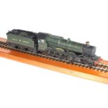 A good O-gauge scratch-built model of the steam locomotive GWR 'Dartmouth Castle', with tender