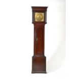 An 18th century painted 30-hour longcase clock