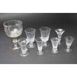 A group of nineteenth-century glasses