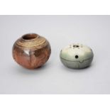 Two Chinese studio pots