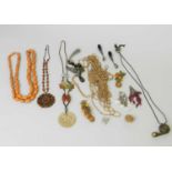 A collection of costume jewellery