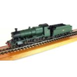 An O-gauge scratch-built model steam locomotive, '5399', with a tender