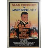 James Bond Movie Poster Never Say Never Again 1983