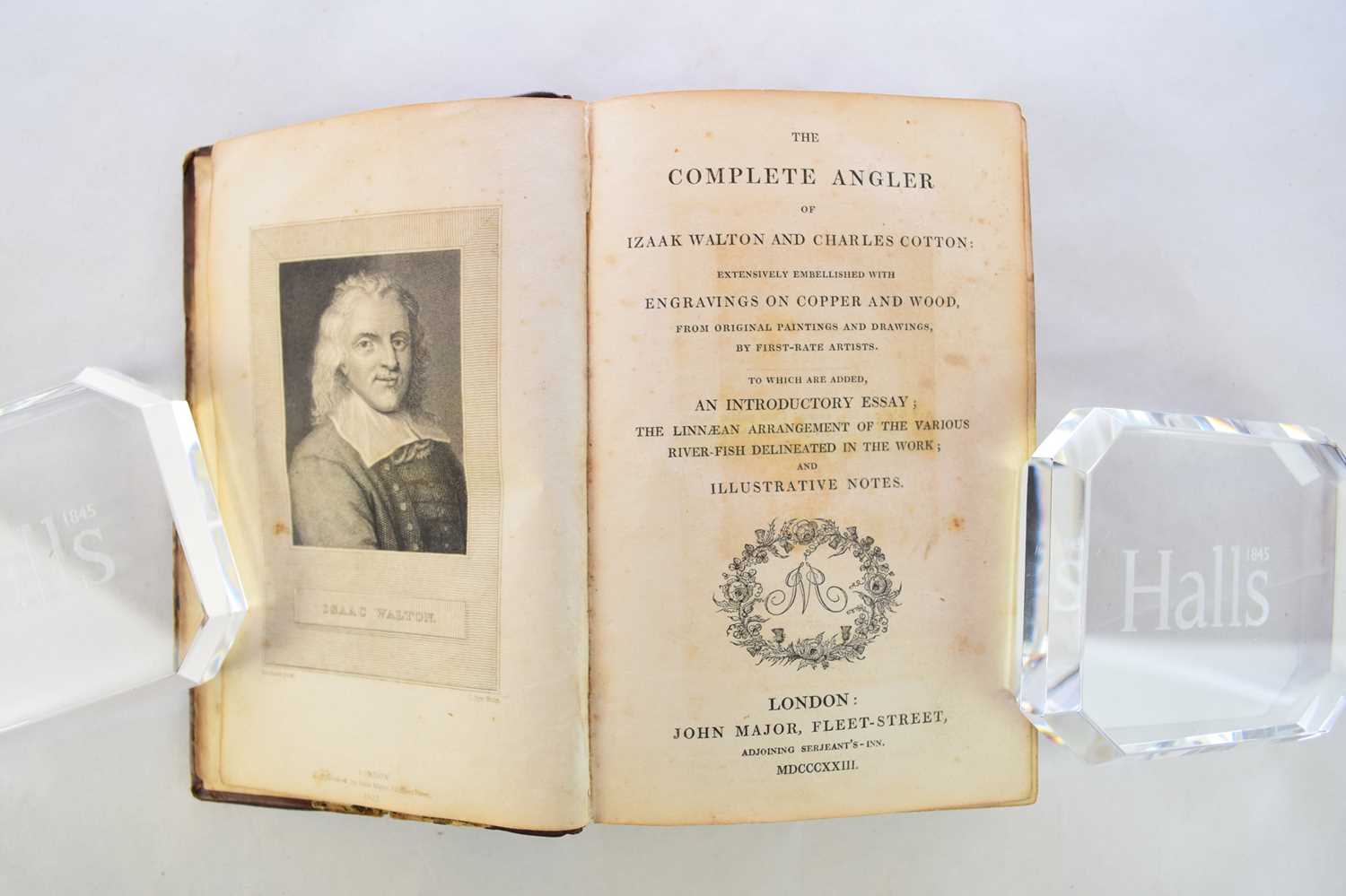 WALTON, Isaac, The Complete Angler, edited by Sir John Hawkins. 4th edition 1784, 2 vols in 1. - Image 2 of 3