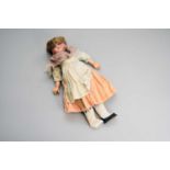 A French SFBJ porcelain-headed doll