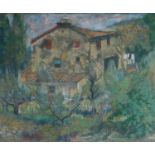 Philip Meninski (British 1919-2007) Farmhouse near Florence