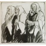 Frank Brangwyn (British 1867-1956) Three Peasant Women