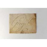 KING GEORGE III (1738-1820), cut signature, cut from an official document
