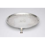 A George II Newcastle silver salver