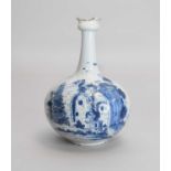 An English delft guglet, 18th century