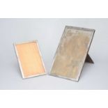 Two silver mounted photograph frames