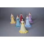 Six Royal Doulton ladies