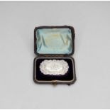 A Victorian cased silver snuff box
