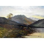 H*Graham (British, late 19th/early 20th century), a pair of highland scenes