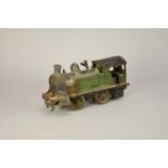 A late 19th/early 20th century model steam engine locomotive