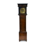 An 18th century oak, 30-hour longcase clock, by ‘W.Marston, Bps Caftle’ (sic)