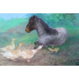 Denby Sweeting (British 1936-2020) Two Studies of Ponies