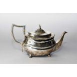 A George III silver teapot