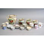 A mixed collection of British pottery and porcelain, late 18th/ and early-mid 19th century