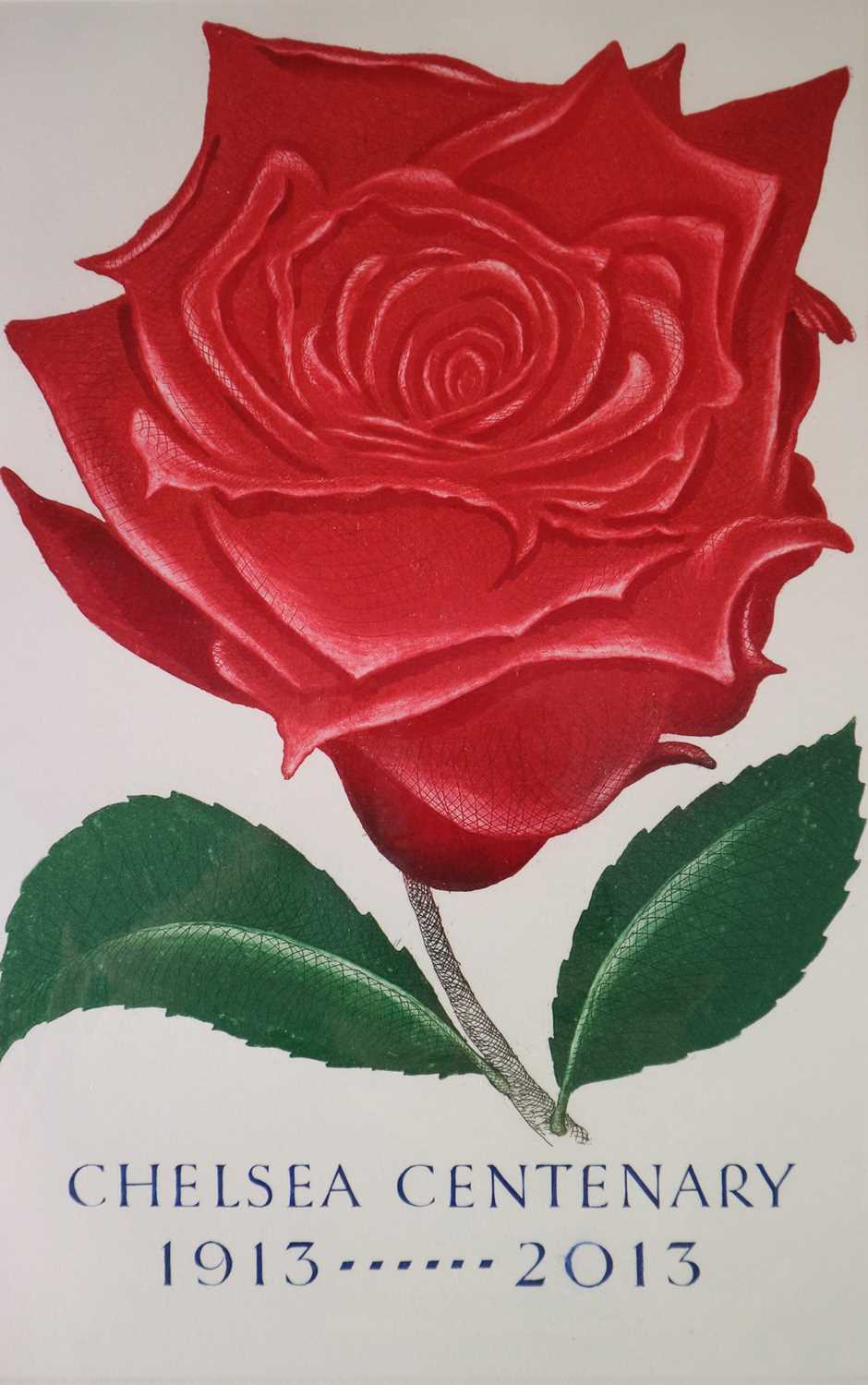 Bryan Poole (20th-21st Century) Rosa Pride of England
