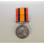 A Queen's South Africa medal. Anglo-Boer War 1899-1902 - no clasp. Awarded to "Nursing Sister A.M