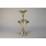 An Edwardian silver epergne