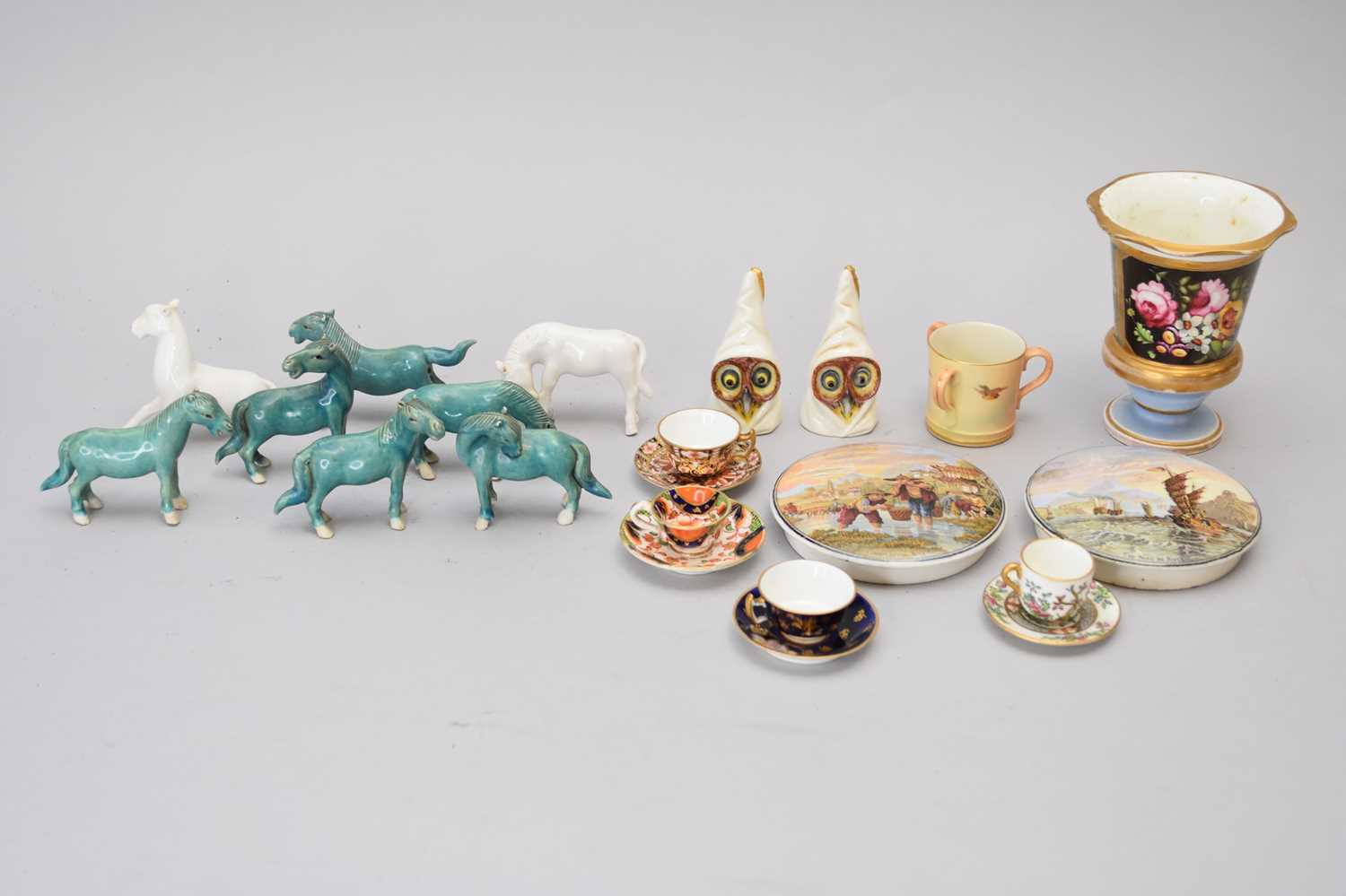 A group of English and Chinese ceramics