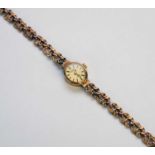 A 9ct gold Rotary bracelet wristwatch
