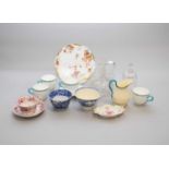 A mixed group of ceramics and glassware