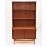 A mid 20th century Borge Morgensen Danish teak bookcase