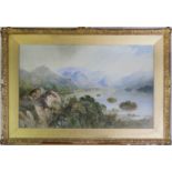 Cornelius Pearson (British 1805-1891) Large Watercolour of Derwentwater