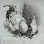 Winifred Marie Louise Austen (1876-1964) Etchings of Shovellers and The Dodman Cockerel
