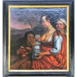 Continental School (18th Century), Mother Feeding a Swaddled Infant