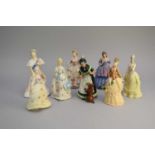 Royal Doulton and Royal Worcester figures